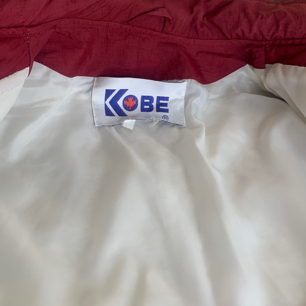 Vintage Y2K Casa Lapostolle Burgundy and Black Button Down Windbreaker - Picture 11 of 13